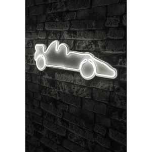 Decoratiune luminoasa LED, Formula 1 Race Car, Benzi flexibile de neon, DC 12 V, Alb imagine