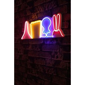 Decoratiune luminoasa LED, Sponge Team , Benzi flexibile de neon, DC 12 V, Multicolor imagine