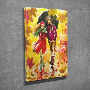 Tablou decorativ, DC096, Canvas, 30 x 40 cm, Multicolor imagine