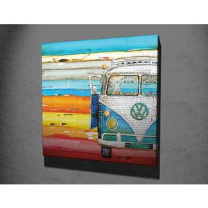 Tablou decorativ, KC103, Canvas, Dimensiune: 45 x 45 cm, Multicolor imagine