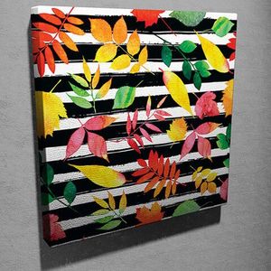 Tablou decorativ, KC120, Canvas, Dimensiune: 45 x 45 cm, Multicolor imagine