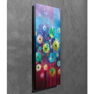 Tablou decorativ, PC248, Canvas, Lemn, Multicolor imagine