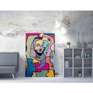 Tablou decorativ, WY212 (50 x 70), 50% bumbac / 50% poliester, Canvas imprimat, Multicolor imagine