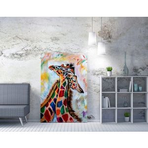 Tablou decorativ, WY168 (70 x 100), 50% bumbac / 50% poliester, Canvas imprimat, Multicolor imagine