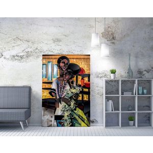 Tablou decorativ, WY215 (70 x 100), 50% bumbac / 50% poliester, Canvas imprimat, Multicolor imagine