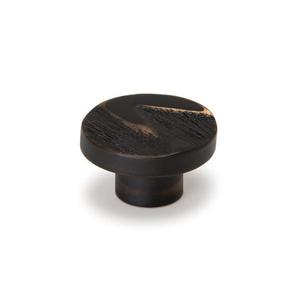 Buton pentru mobilier Leaf negru mat - Viefe imagine