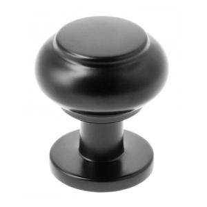 Buton pentru mobila Stilo, finisaj negru mat GT, D: 22 mm imagine