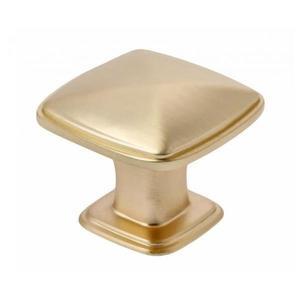 Buton pentru mobila Point, finisaj auriu periat GT, 30x30 mm imagine