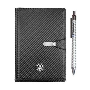 Set agenda si pix cu logo Volkswagen, in cutie eleganta, negru imagine