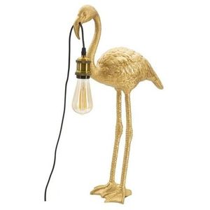 Lampa de masa Flamingo, Mauro Ferretti, 1 x E27, 40W, 37x19x59 cm, auriu imagine