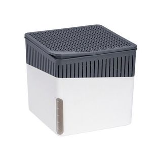 Dezumidificator, Wenko, Cube 1000 g, 16.5 x 15.7 x 16.5 cm, plastic, alb imagine