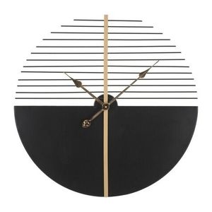 Ceas de perete Glam Stick, Mauro Ferretti, Ø 60 cm, fier, negru imagine