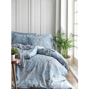 Lenjerie de pat pentru o persoana (DE), Chicory - Blue, Türkiz, Bumbac Ranforce imagine