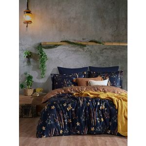 Lenjerie de pat pentru o persoana Single XXL (DE), Bamboo - Flower, Primacasa by Türkiz, Bumbac Satinat imagine