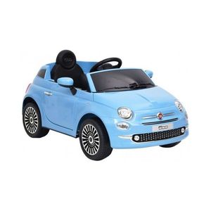 Masina electrica pentru copii Fiat 500, albastru imagine