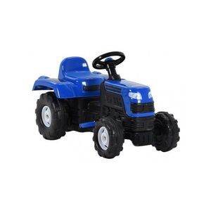 Tractor pentru copii cu pedale, albastru imagine