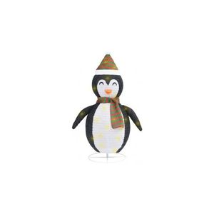 Figurina pinguin decorativa de Craciun, LED, 90 cm tesatura lux imagine