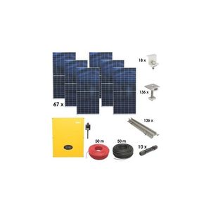 Kit sistem solar fotovoltaic trifazic ON-GRID 30KW, prosumator WIFI Breckner Germany imagine