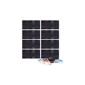 Sistem kit panou solar fotovoltaic cu invertor 3000W, cablu electric si accesorii de conectare, Breckner Germany imagine