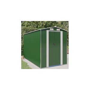 Magazie gradina de gradina, verde, 192x357x223 cm, otel zincat imagine