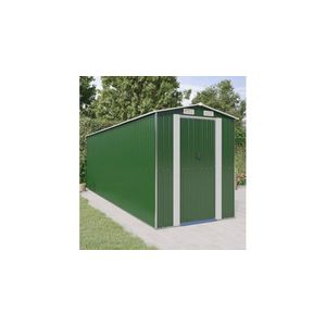 Magazie gradina de gradina, verde, 192x606x223 cm, otel zincat imagine