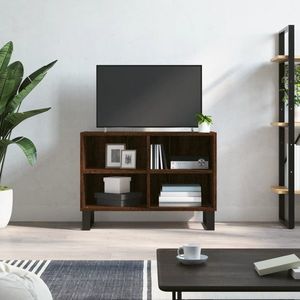 vidaXL Comodă TV, stejar maro, 69, 5x30x50 cm, lemn compozit imagine