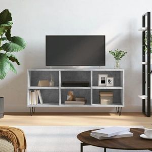 vidaXL Comodă TV, gri beton, 103, 5x30x50 cm, lemn compozit imagine