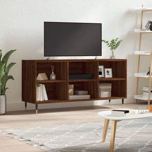 vidaXL Comodă TV, stejar maro, 103, 5x30x50 cm, lemn compozit imagine