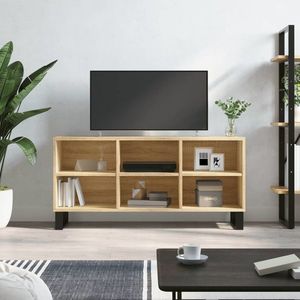 vidaXL Comodă TV, stejar sonoma, 103, 5x30x50 cm, lemn compozit imagine