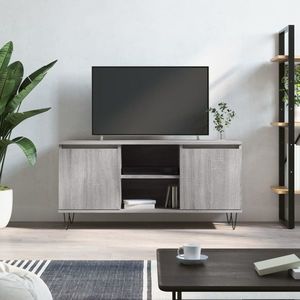 vidaXL Comodă TV, gri sonoma, 104x35x50 cm, lemn compozit imagine