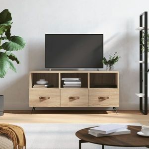 vidaXL Dulap TV stejar sonoma, 102x36x50 cm, lemn prelucrat imagine