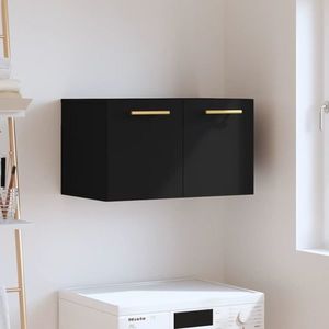 vidaXL Dulap de perete, negru, 60x36, 5x35 cm, lemn prelucrat imagine