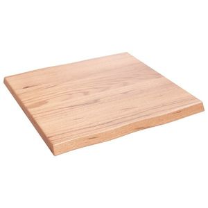 vidaXL Blat masă, 60x60x(2-4) cm, maro, lemn tratat contur organic imagine