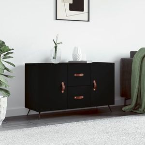 vidaXL Servantă, negru, 100x36x60 cm, lemn compozit imagine