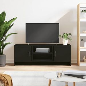 vidaXL Comodă TV, negru, 102x30x37, 5 cm, lemn prelucrat imagine