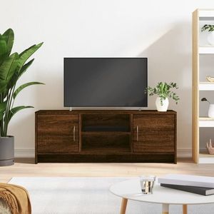 vidaXL Comodă TV, stejar maro, 102x30x37, 5 cm, lemn prelucrat imagine