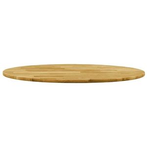 vidaXL Blat de masă, lemn masiv de stejar, rotund, 23 mm, 500 mm imagine