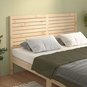 vidaXL Tăblie de pat, 146x4x100 cm, lemn masiv de pin imagine