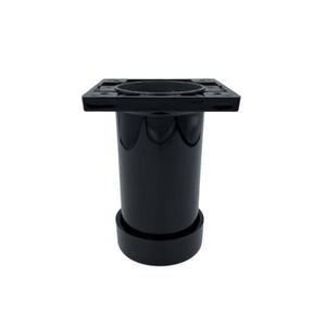 Picior SDF cilindric reglabil pentru mobilier, finisaj negru, H: 100 mm imagine