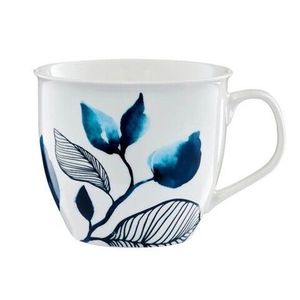 Cana Blue Flower, Ambition, 550 ml, portelan, albastru imagine