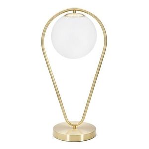 Lampa de masa, Glamy Drop, Mauro Ferretti, 1 x E14, 40W, auriu imagine
