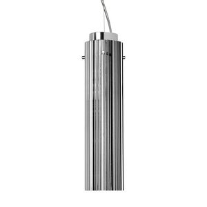 Suspensie Kartell by Laufen Rifly design Ludovica & Roberto Palomba LED 10W h30cm crom metalizat imagine