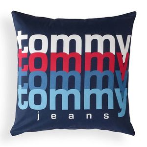 Perna decorativa Tommy Jeans TJ Rainbow 40x40cm albastru navy imagine
