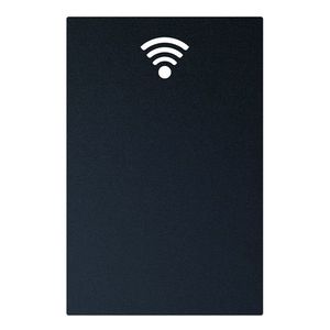 Tabla de scris autoadeziva Securit Silhouette WiFi 38x25x0 3cm include marker creta negru imagine