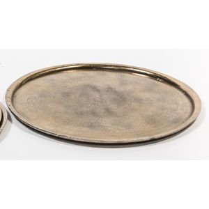 Tava Deko Senso Round 38cm aluminiu auriu antichizat imagine