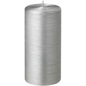 Lumanare La Francaise Colorama de Fetes Cylindre d 7cm h 15cm 25 ore argintiu imagine