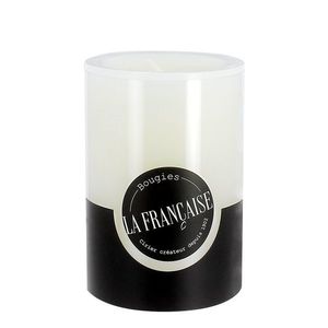 Lumanare La Francaise Colorama Cylindre Timeless d 7cm h 10cm 50 ore alb imagine