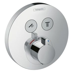 Baterie cada - dus termostatata Hansgrohe ShowerSelect S cu montaj incastrat necesita corp ingropat imagine