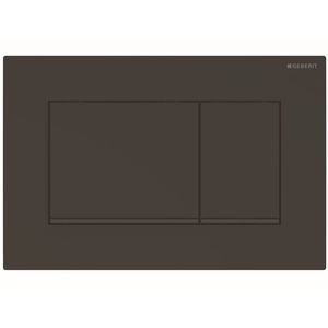 Clapeta actionare Geberit Sigma30 EasytoClean negru mat lacuit detalii negru imagine