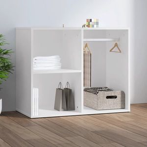 vidaXL Dulap de dressing, alb, 80x40x65 cm, lemn compozit imagine